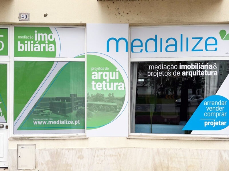 Imobiliária Medialize 37 decoracao montra medialize fotoarte