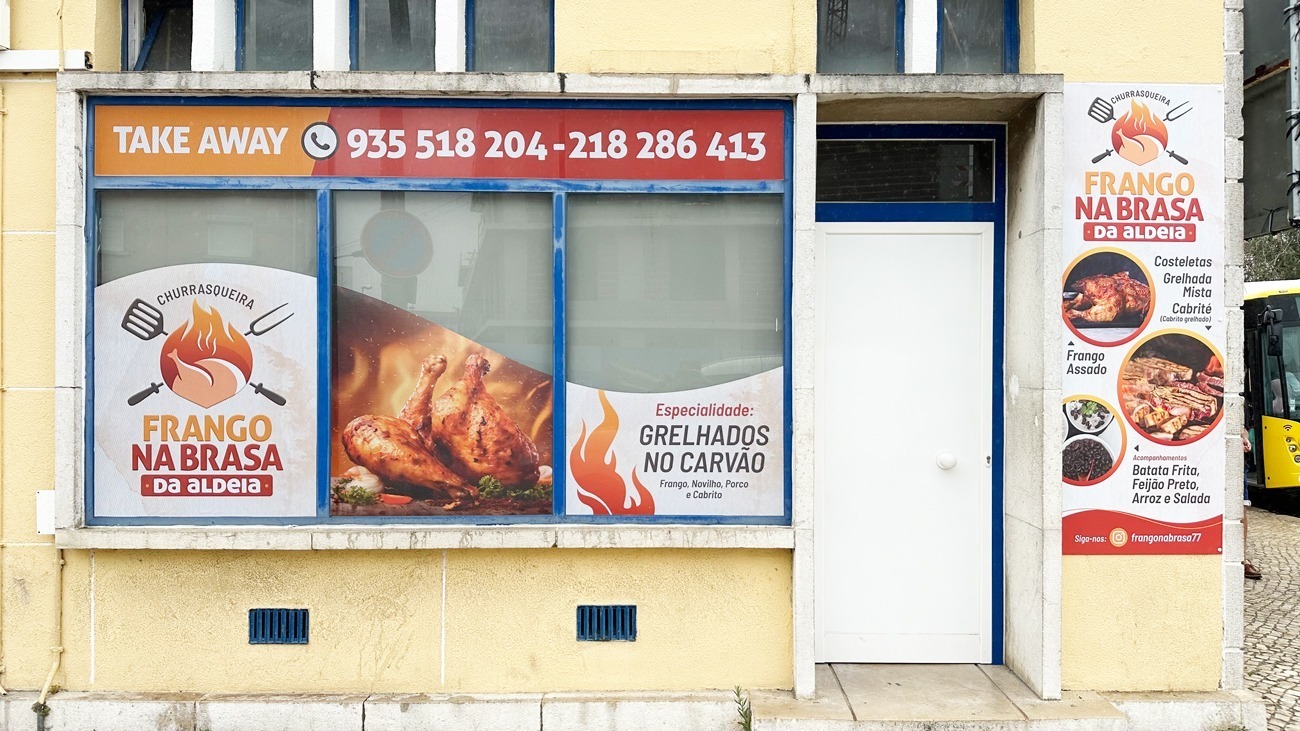 decoracao frango na brasa da aldeia