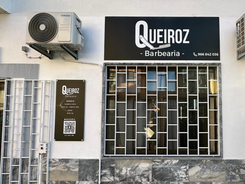 Queiroz Barbearia 207 decoracao montra queiroz barbearia fotoarte
